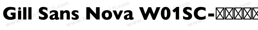 Gill Sans Nova W01SC字体转换